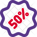 پیش‌نمایش فایل 50-percent-sticker-3361374 از پک نشان‌ها / مدال‌ها