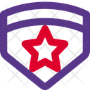 پیش‌نمایش فایل emblem-star-military-3361426 از پک نشان‌ها / مدال‌ها