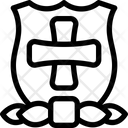 پیش‌نمایش فایل cross-shield-medal-3360237 از پک نشان‌ها / مدال‌ها