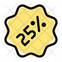 پیش‌نمایش فایل 25-percent-sticker-3360984 از پک نشان‌ها / مدال‌ها
