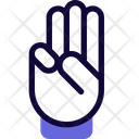 پیش‌نمایش فایل three-finger-3383102 از پک آرا