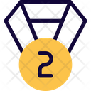 پیش‌نمایش فایل second-rank-medal-3394465 از پک پاداش – جلد ۲