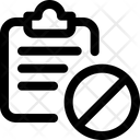 پیش‌نمایش فایل clipboard-banned-3439414 از پک فایل‌ها دفتر کار