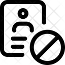 پیش‌نمایش فایل id-card-banned-3495658 از پک مشاغل