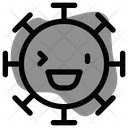 پیش‌نمایش فایل grinning-right-eye-wink-3557476 از پک کووید شکلک با حالت چهره