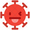 پیش‌نمایش فایل tongue-out-left-eye-wink-3557162 از پک کووید شکلک با حالت چهره