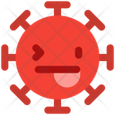 پیش‌نمایش فایل tongue-out-right-eye-wink-3557165 از پک کووید شکلک با حالت چهره