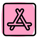 پیش‌نمایش فایل app-store-ios-3629803 از پک لوگو فناوری – جلد ۱