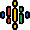 پیش‌نمایش فایل google-podcasts-3629400 از پک لوگو فناوری – جلد ۳