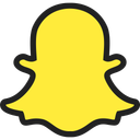 پیش‌نمایش فایل snapchat-3771071 از پک لوگو اجتماعی