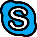 پیش‌نمایش فایل skype-3771196 از پک لوگو اجتماعی