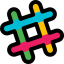پیش‌نمایش فایل slack-hash-3771080 از پک لوگو اجتماعی