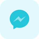 پیش‌نمایش فایل facebook-messenger-3771249 از پک لوگو اجتماعی