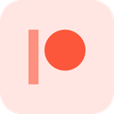 پیش‌نمایش فایل patreon-3771285 از پک لوگو اجتماعی