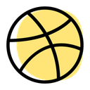 پیش‌نمایش فایل dribbble-3771372 از پک لوگو اجتماعی