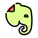 پیش‌نمایش فایل evernote-3771375 از پک لوگو اجتماعی