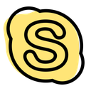 پیش‌نمایش فایل skype-3771430 از پک لوگو اجتماعی