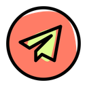 پیش‌نمایش فایل telegram-3771326 از پک لوگو اجتماعی