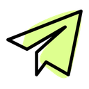 پیش‌نمایش فایل telegram-plane-3771325 از پک لوگو اجتماعی
