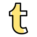پیش‌نمایش فایل tumblr-3771329 از پک لوگو اجتماعی