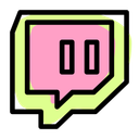 پیش‌نمایش فایل twitch-3771330 از پک لوگو اجتماعی