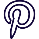 پیش‌نمایش فایل pinterest-3771884 از پک لوگو اجتماعی