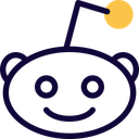 پیش‌نمایش فایل reddit-3771890 از پک لوگو اجتماعی