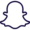 پیش‌نمایش فایل snapchat-3771898 از پک لوگو اجتماعی