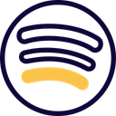 پیش‌نمایش فایل spotify-3771900 از پک لوگو اجتماعی