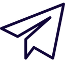 پیش‌نمایش فایل telegram-plane-3771907 از پک لوگو اجتماعی