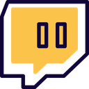 پیش‌نمایش فایل twitch-3771795 از پک لوگو اجتماعی