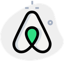 پیش‌نمایش فایل airbnb-3771579 از پک لوگو اجتماعی