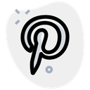 پیش‌نمایش فایل pinterest-3771642 از پک لوگو اجتماعی