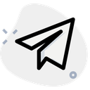 پیش‌نمایش فایل telegram-plane-3771665 از پک لوگو اجتماعی
