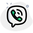 پیش‌نمایش فایل viber-3771560 از پک لوگو اجتماعی
