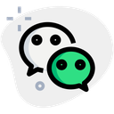 پیش‌نمایش فایل wechat-3771567 از پک لوگو اجتماعی