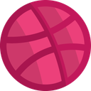 پیش‌نمایش فایل dribbble-3771479 از پک لوگو اجتماعی