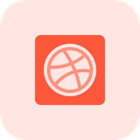 پیش‌نمایش فایل dribbble-3775441 از پک لوگو اجتماعی
