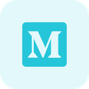 پیش‌نمایش فایل medium-3775475 از پک لوگو اجتماعی