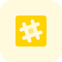 پیش‌نمایش فایل slack-hash-3775501 از پک لوگو اجتماعی