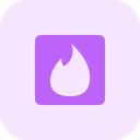 پیش‌نمایش فایل tinder-3775513 از پک لوگو اجتماعی