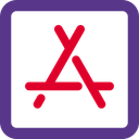 پیش‌نمایش فایل app-store-ios-3771935 از پک لوگو فناوری – جلد ۱