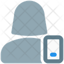 پیش‌نمایش فایل online-profile-4135663 از پک کاربر زن