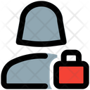 پیش‌نمایش فایل user-lock-4135733 از پک کاربر زن
