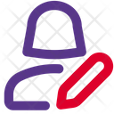 پیش‌نمایش فایل user-edit-4136263 از پک کاربر زن