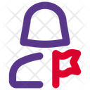 پیش‌نمایش فایل user-flag-4136265 از پک کاربر زن