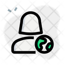 پیش‌نمایش فایل user-globe-4136159 از پک کاربر زن