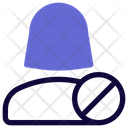 پیش‌نمایش فایل user-block-4136350 از پک کاربر زن