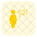 پیش‌نمایش فایل megaphone-4282307 از پک کاراکتر تمام‌قد زن