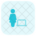پیش‌نمایش فایل online-profile-4282358 از پک کاراکتر تمام‌قد زن